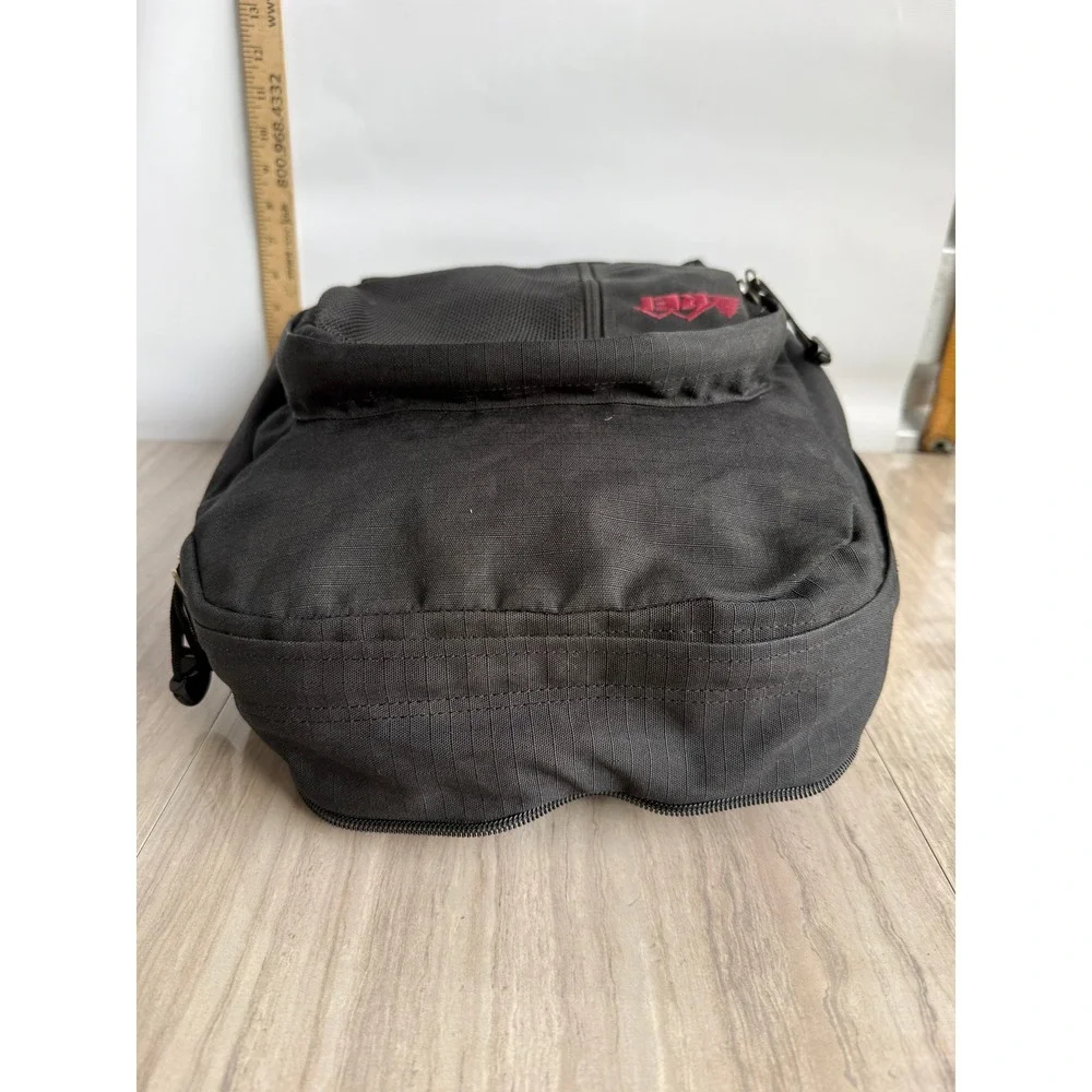 Vintage REI Black Ripstop Backpack Hiking Travel Daypack Gorpcore Utility Bag